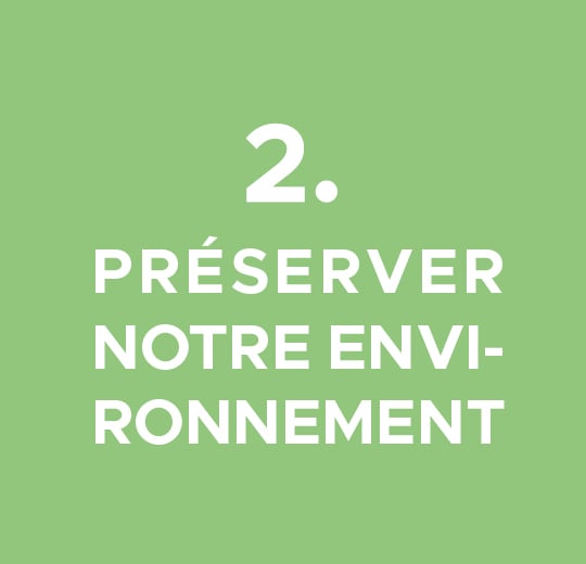 préserver notre environnement