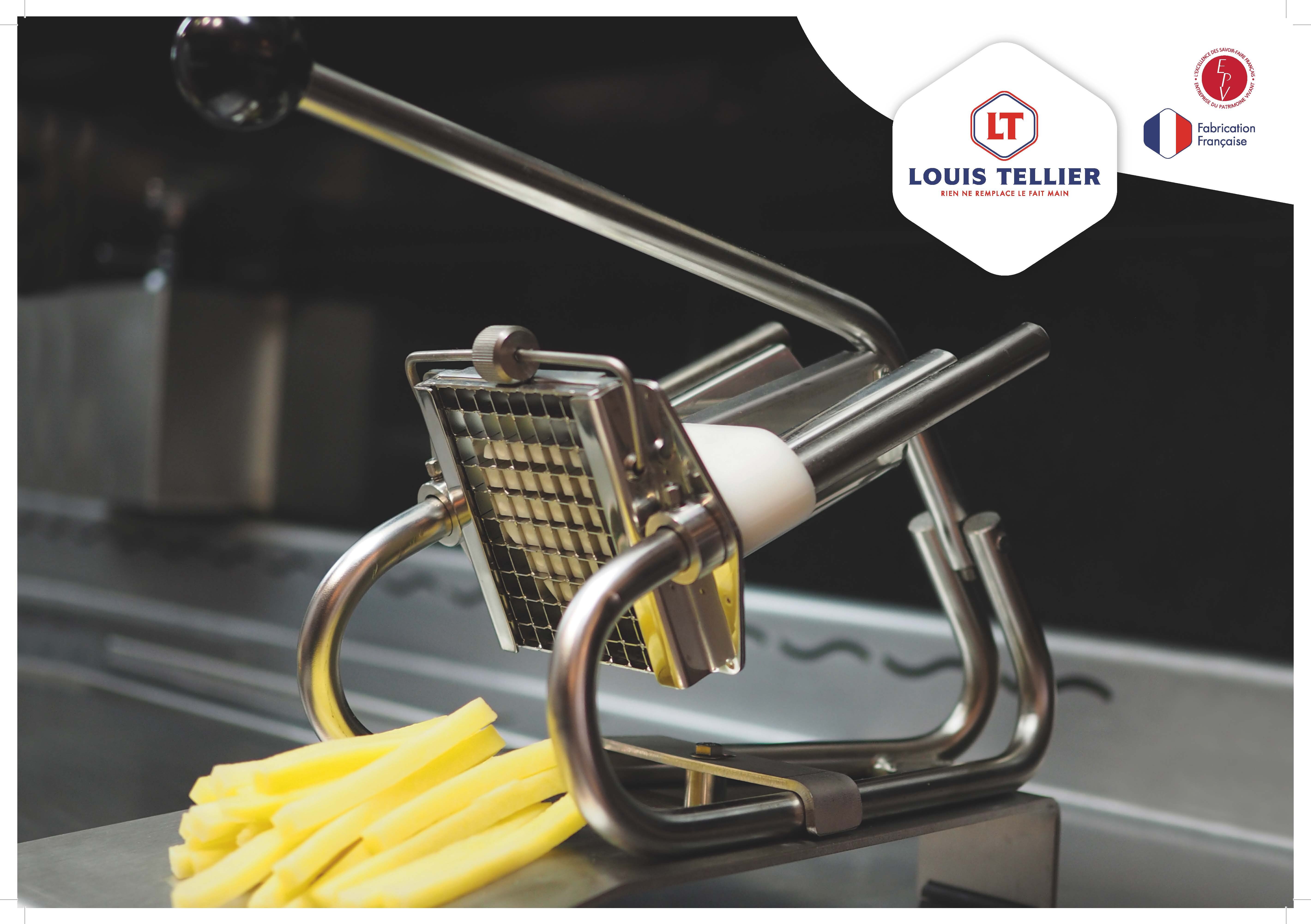 Photo d'un coupe-frite en inox de la marque Louis Tellier.