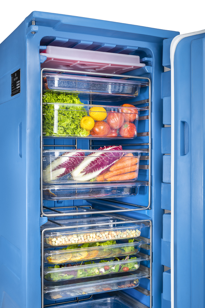 Frigo pour traiteur avec légumes